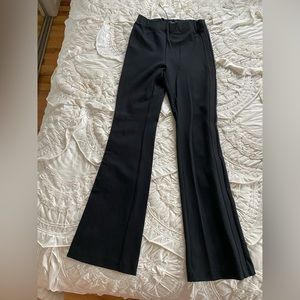 Black flare pants